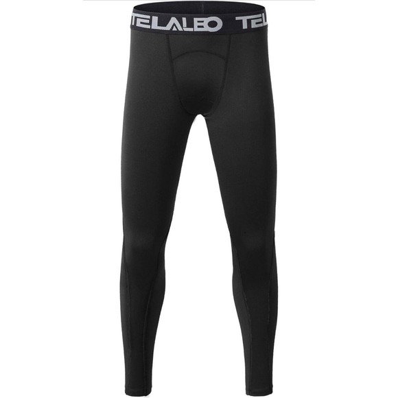 Telaleo Other - Telaleo Boys Youth Compression Leggings Pants Base Layer Black Large